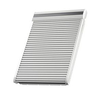 Roleta zewnętrzna do okna dachowego Velux SML PK08 0700S jasnoszara 94x140 elektryczna