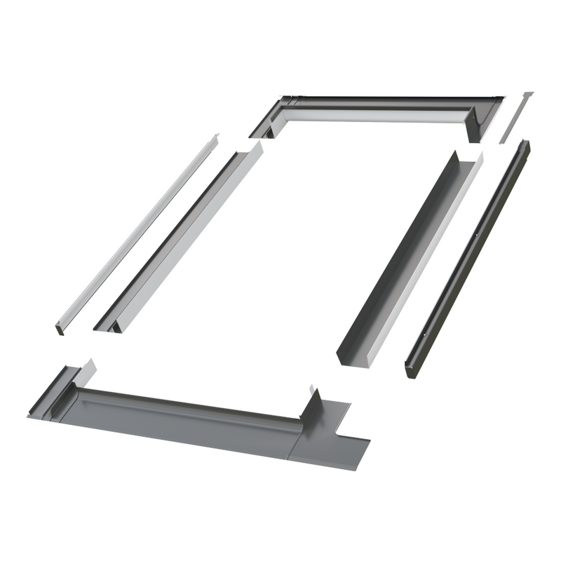 Kołnierz do okna dachowego Fakro KSV-2 RAL 7022 114x118 kombi moduł środkowy po pokryć płaskich