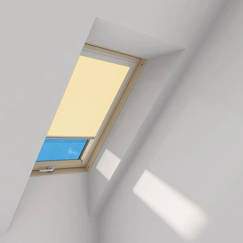 Roleta wewnętrzna do okna dachowego Fakro ARP Z-W/203 55x78 rozpraszająca elektryczna