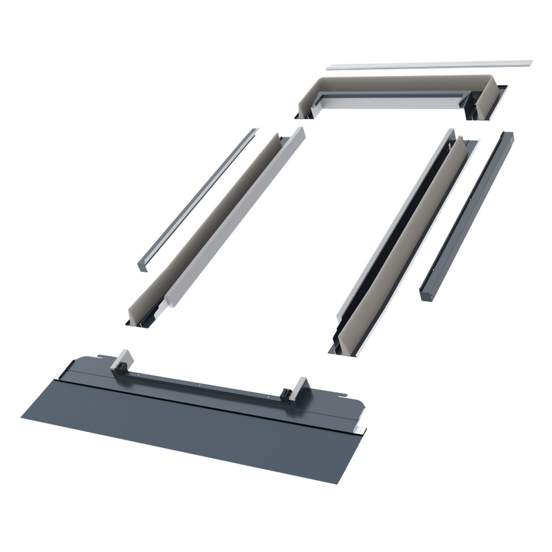 Kołnierz do okna dachowego Fakro EHV-AT AX00 RAL 7016 78x140 do pokryć wysokoprofilowanych