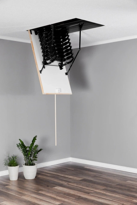 Schody strychowe OMAN Flex Termo Metal Box 90X50 H290