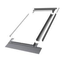 Kołnierz do okna dachowego Fakro KZN-2-P RAL 7022 78x140 kombi moduł środkowy do pokryć profilowanych