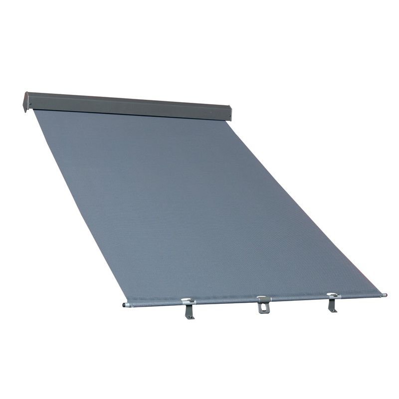Markiza zewnętrzna do okna dachowego Fakro AMZ/092 RAL 7022 94x118 manualna