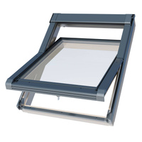 Okno dachowe OKPOL ISOV E2 drewniane 2-szybowe 134x98