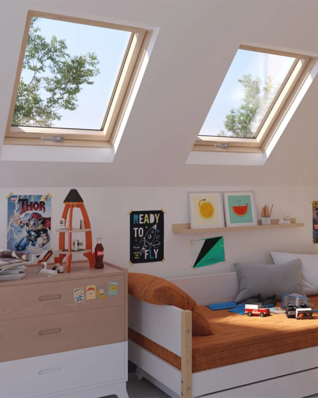 Okno dachowe ROOFLITE+ TRIO PINE 66x118 3-szybowe