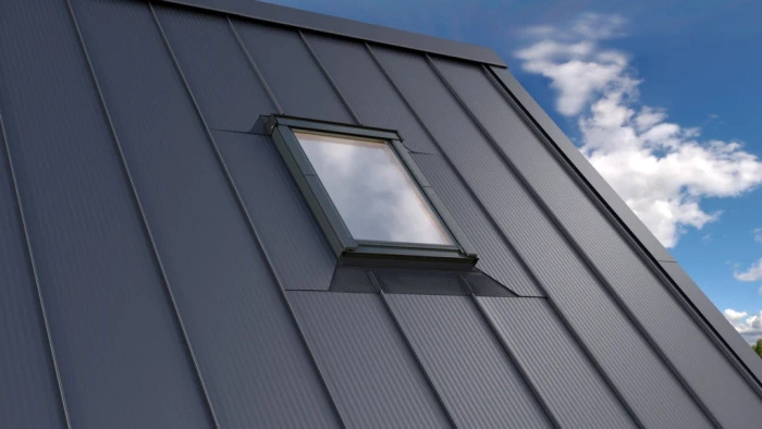 Kołnierz do okna dachowego ROOFLITE+ SSX M6A 78x118 do pokryć na rąbek stojący