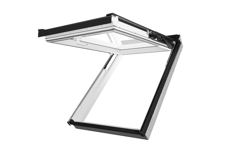 Okno dachowe Fakro PPP-V MAX U4 RAL 7022 114x98 3-szybowe PVC