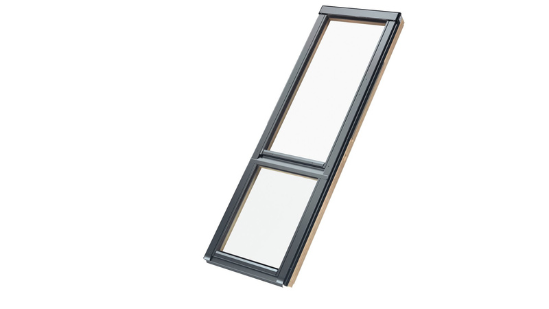 Balkon dachowy Fakro FGP-V P50 APMX RAL 7016 78x255 3-szybowy drewaniany