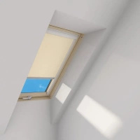 Roleta wewnętrzna do okna dachowego Fakro ARP/007 78x118 rozpraszająca manualna