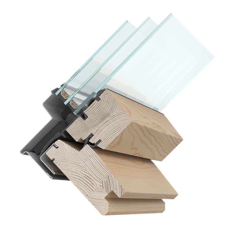 Zestaw okno dachowe MAGNETIC NEO + kołnierz + roleta solarna 78x140