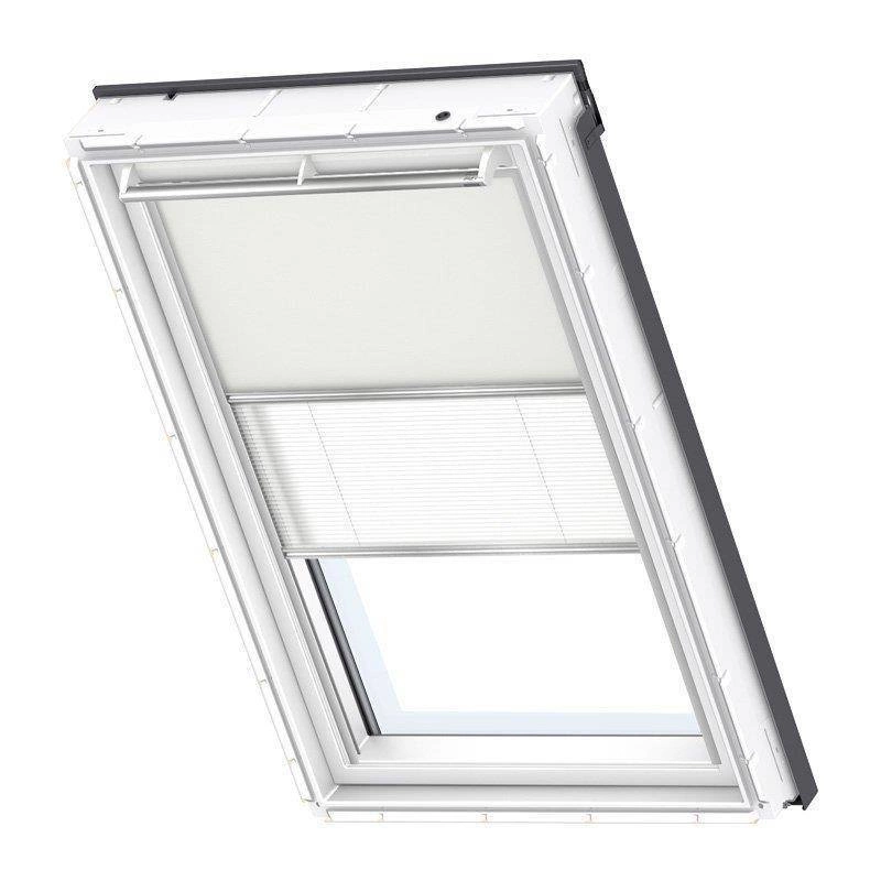 Roleta wewnętrzna do okna dachowego VELUX DFD CK02 1100S 55x78 zaciemniająco-plisowana 