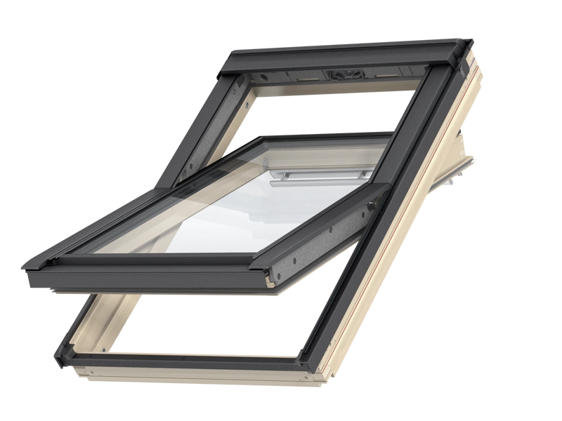Okno dachowe Velux GLL MK06 106121 RAL 7043 78x118 3-szybowe drewniane