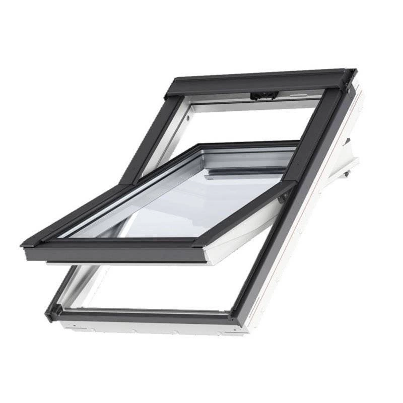 Okno dachowe VELUX GLU 0061 CK02 55x78 3-szybowe + kołnierz EDZ 1000 zestaw