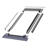 Kołnierz do okna dachowego Fakro EZV-A AX00 RAL 7016 114x78 do pokryć falistych