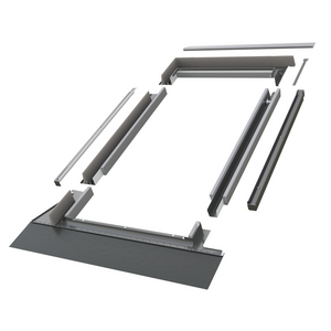 Kołnierz do okna dachowego Fakro KHV-1-AT RAL 7022 78x160 kombi moduł skrajny lewy do pokryć wysokoprofilowanych