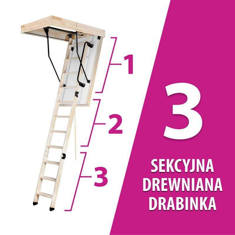 Schody strychowe MAGNETIC NEO STEP Energy 60x120