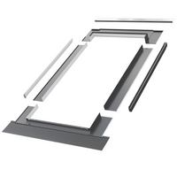 Kołnierz do okna dachowego Fakro EBV-P RAL 7022 134x160 do blachy panelowej