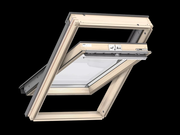 Zestaw okno dachowe VELUX GLL MK06 1061 3-szybowe + kołnierz EDW 0000 falisty 78x118