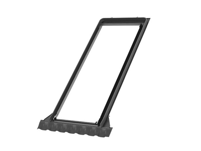 Kołnierz do okna dachowego Velux EDW MK19 0000 RAL 7043 78x252 do pokryć wysokoprofilowanych