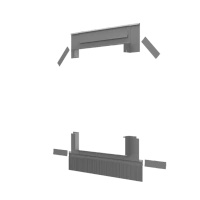 Kołnierz do okna dachowego ROOFLITE+ SSX 79x98 do pokryć na rąbek stojący