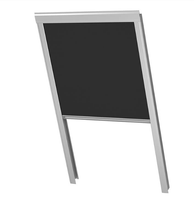 Roleta do okna dachowego ROOFLITE+ DUA F4A 4249 VL zaciemniająca czarna 66x98