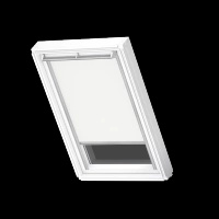 Roleta wewnętrzna do okna dachowego Velux DKL SK06 1025S 114x118 zaciemniająca manualna