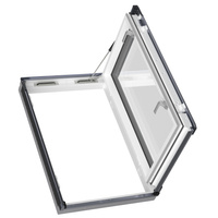 Okno wyłazowe Fakro PWP U41 GBMX RAL 7022 66x98 3-szybowe PVC
