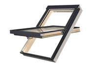 Okno dachowe Fakro PTP-V/PI U4 RAL 7016 66x78 3-szybowe PVC