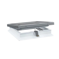 Okno do dachu płaskiego Rooflite+ FRE B600 90x90 3-szybowe elektryczne