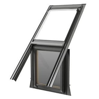 Okno dachowe OKPOL IKDN FIP I22 114x60 3-szybowe nieotwierane