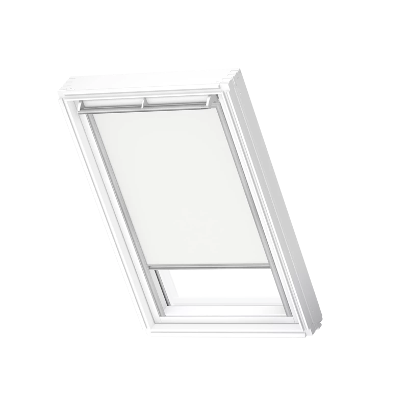 Roleta na okno dachowe VELUX manualna Standard DKL SK06 114x118 zaciemniająca biała