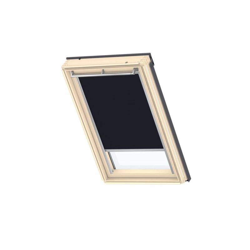 Roleta wewnętrzna do okna dachowego VELUX DKL F04 3009S 66x98 zaciemniająca manualna 