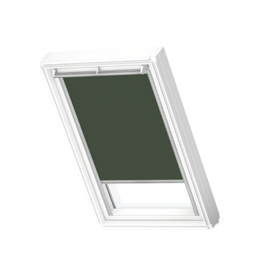 Roleta wewnętrzna do okna dachowego VELUX DKY C04 4901S 55x98 zaciemniająca manualna