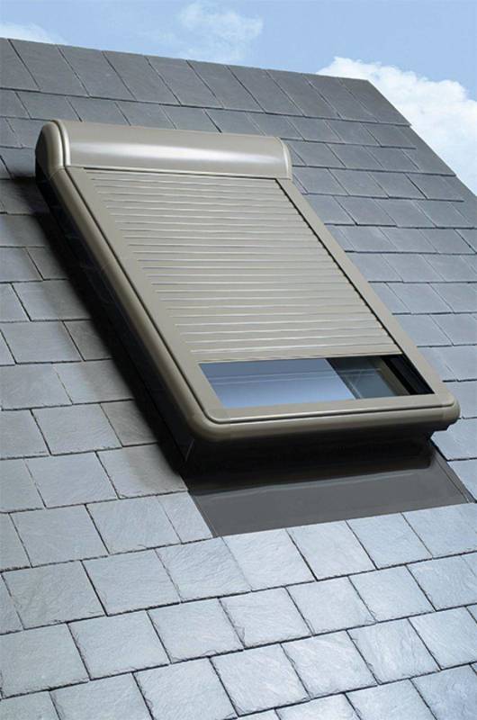 Roleta zewnętrzna do okna dachowego FAKRO ARZ EL.24/102 78x118 elektryczna